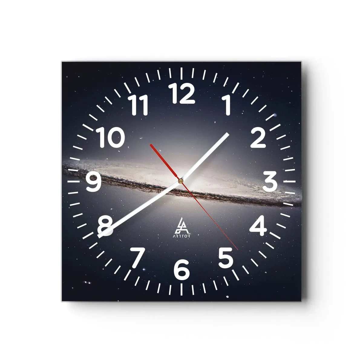 Nástěnné hodiny - Kdysi dávno, v jedné vzdálené galaxii… - 40x40 cm