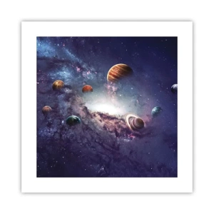 Plakát - Slunce a tanec - 40x40 cm