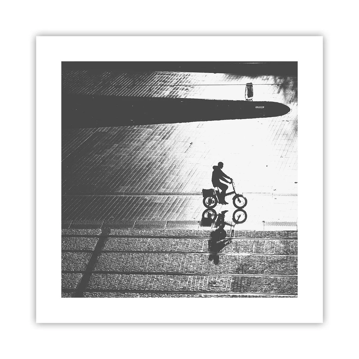 Plakát - Dopředu, přes město - 40x40 cm