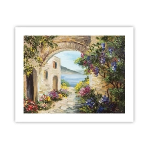 Plakát - Půvab pobřežní krajiny - 50x40 cm