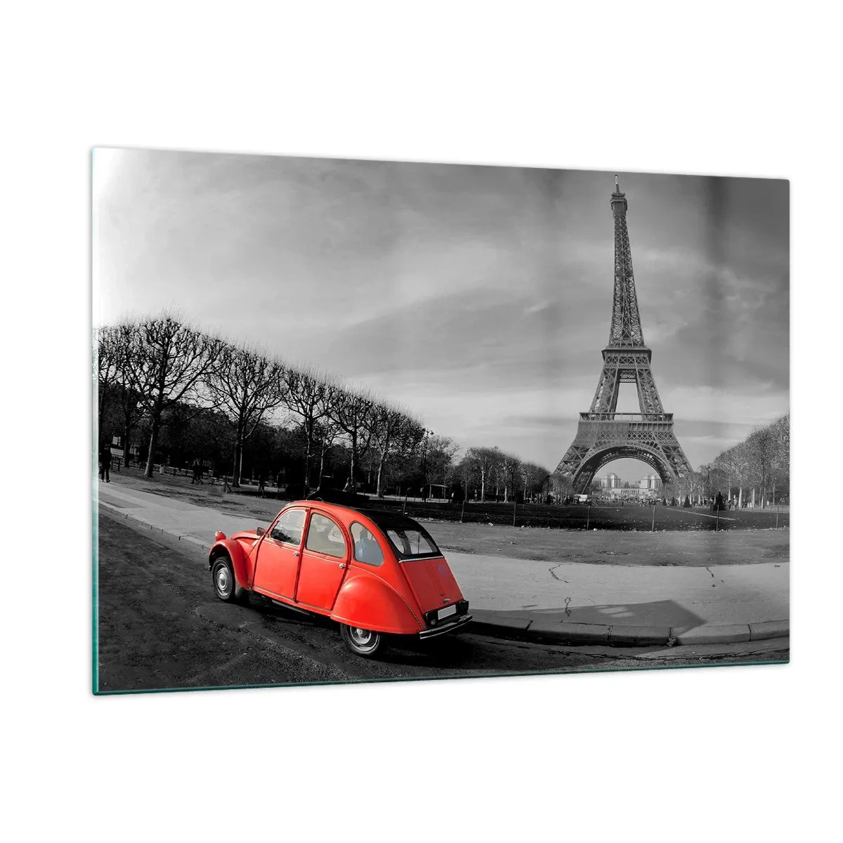Obraz na skle - Více pařížské než samotná Paříž - 120x80 cm