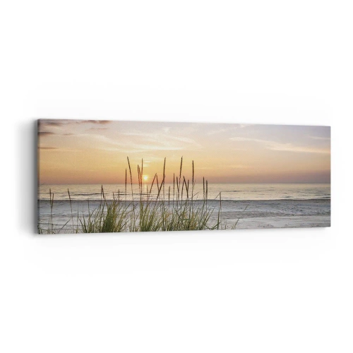 Obraz na plátně - Podívej se, představ si a pociť - 90x30 cm