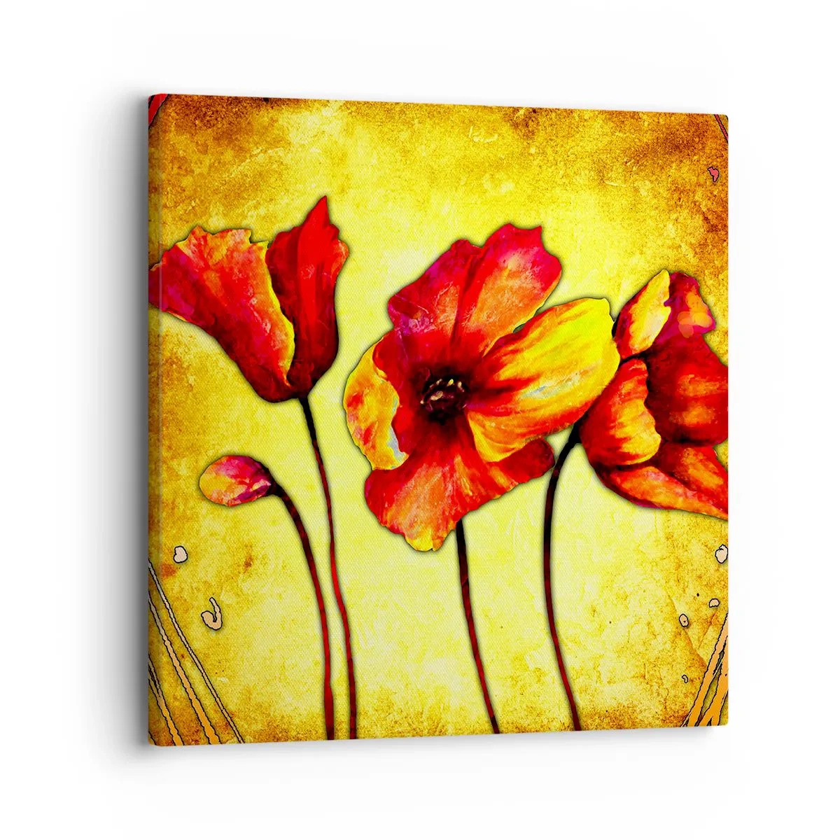 Obraz na plátně - V secesní dekoraci - 30x30 cm