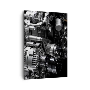 Obraz na plátně - Kovový, krásný, silný - 50x70 cm