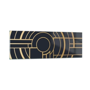 Obraz na skle - Obraty události - 90x30 cm