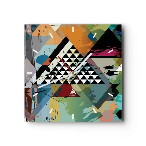 Nástěnné hodiny - Jak je to snadné - 40x40 cm