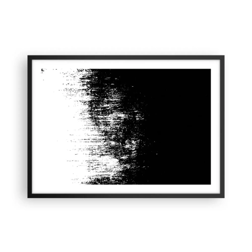 Plakát v černém rámu - Vítězem se stává… - 70x50 cm