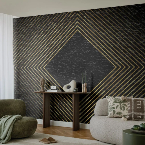 Fototapeta na míru Samolepicí Deluxe Sticker - Geometrie ve stylu glamour - Art Deco, Moderní, Půvab