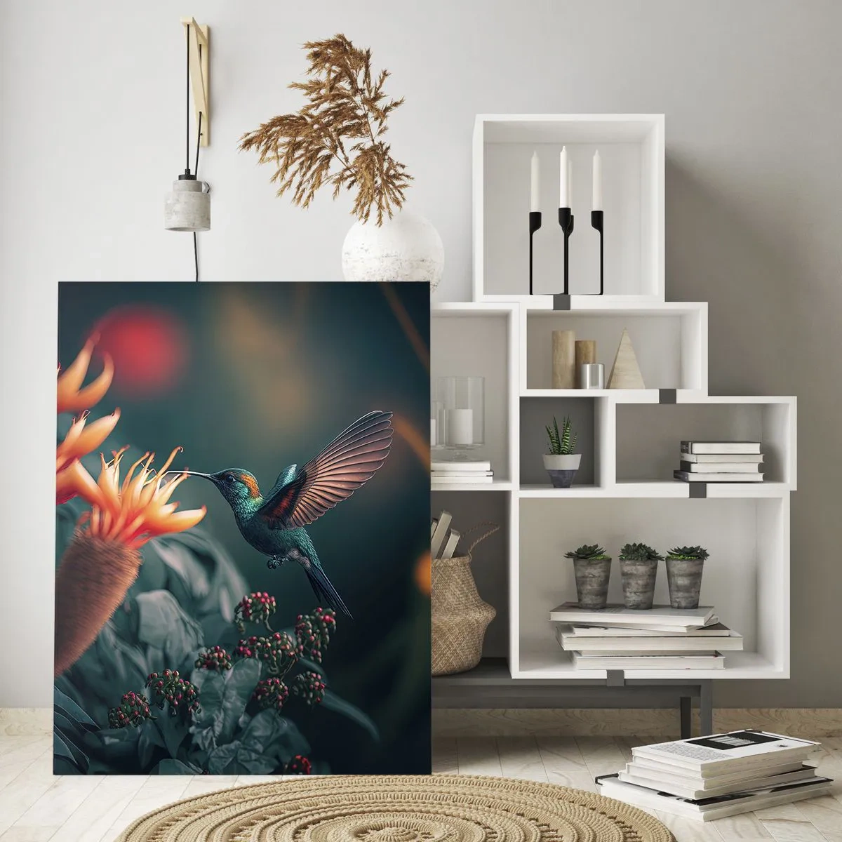 Obraz na skle - Skutečně pestrý život - 80x120 cm