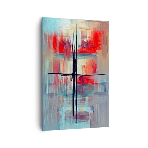 Obraz na plátně - Krajina v neznámé dimenzi - 80x120 cm