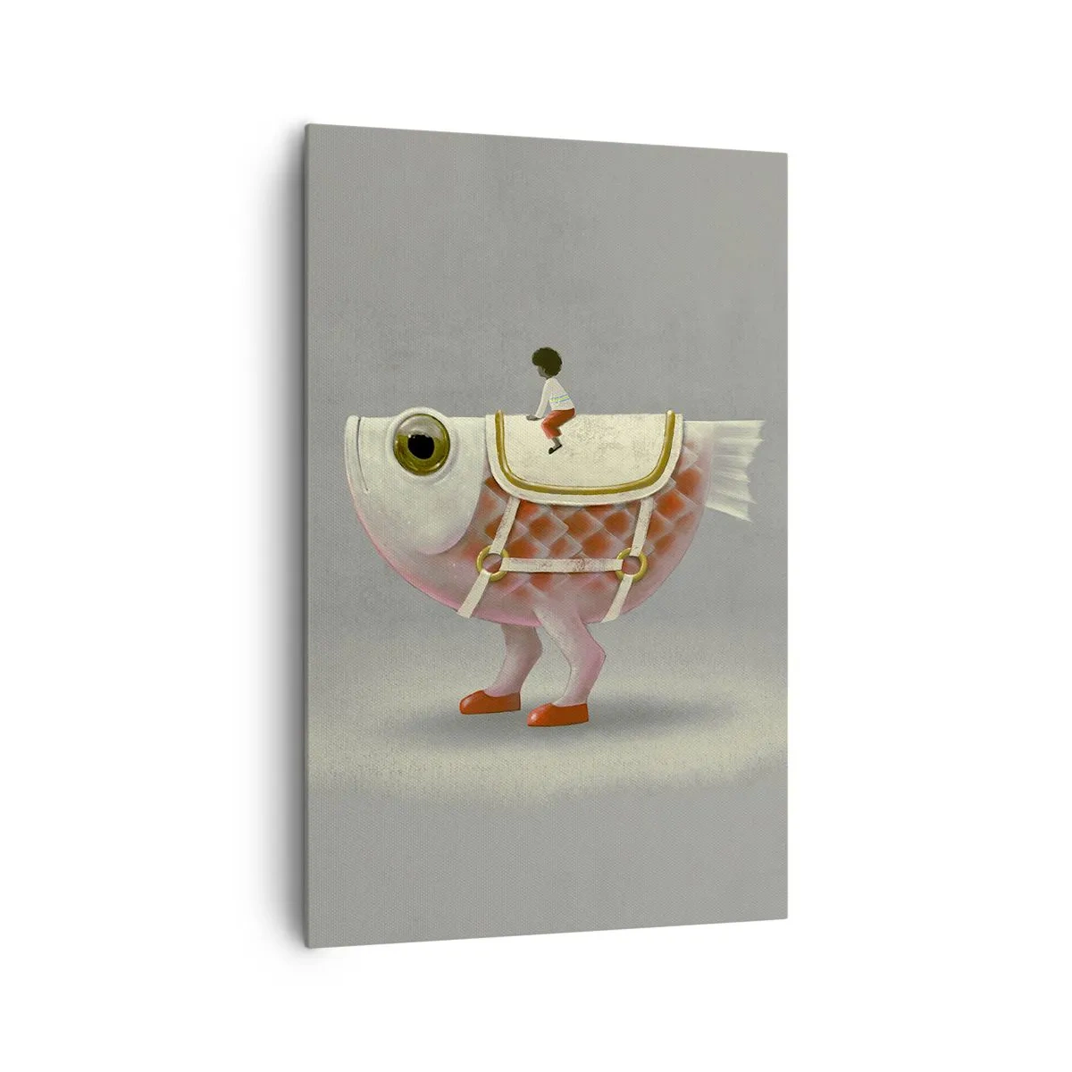 Obraz na plátně - Rybí jezdec - 80x120 cm