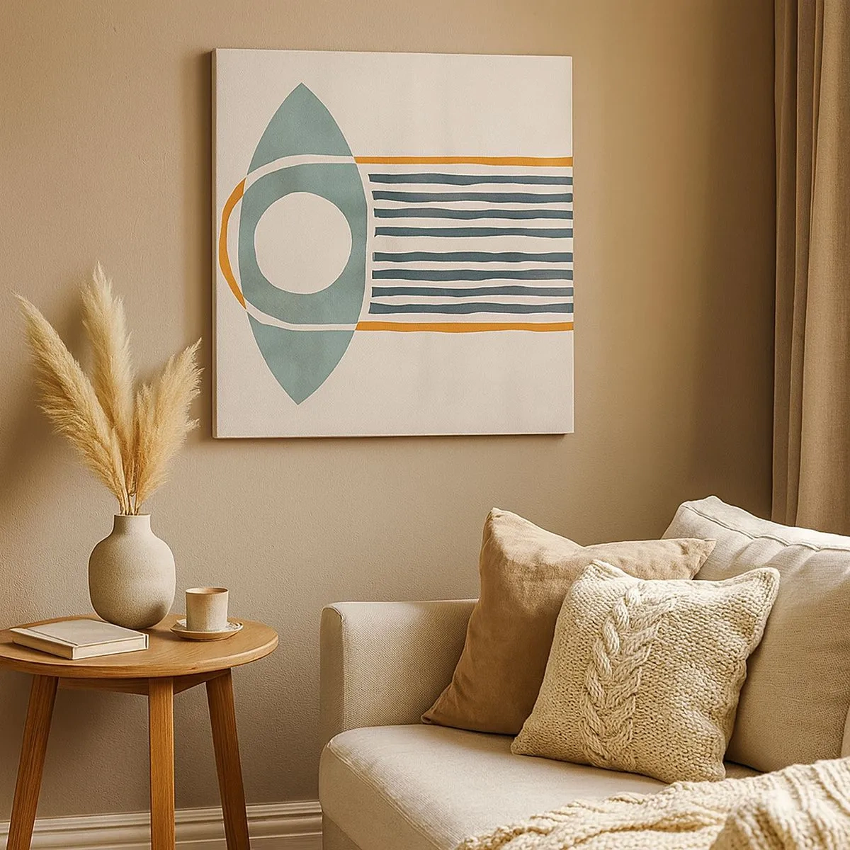 Obraz na plátně - Znaky a rituály - 30x30 cm