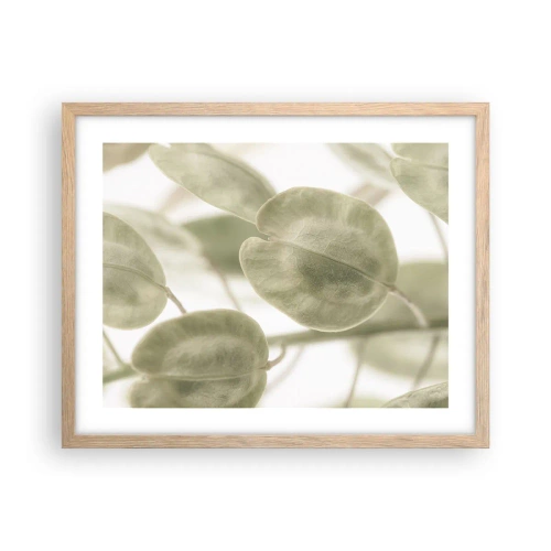 Plakát v rámu světlý dub - Na začátku bylo listí… - 50x40 cm