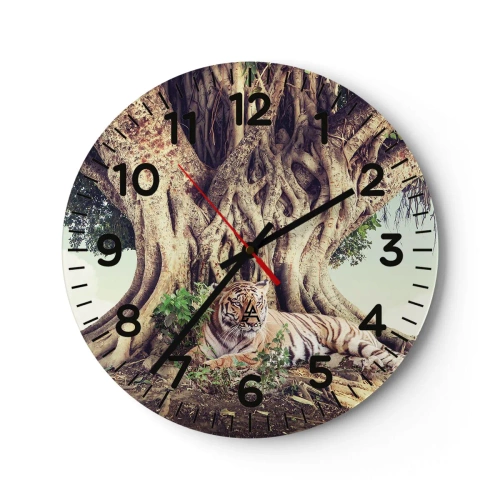 Nástěnné hodiny - Pohled z knihy Mojžíšovy - 30x30 cm