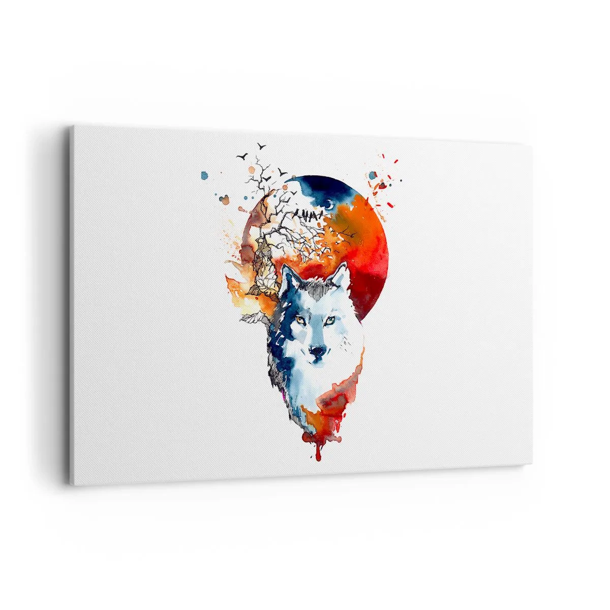 Obraz na plátně - Nosem na skle - 120x80 cm