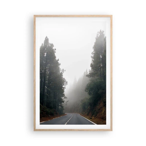 Plakát v rámu světlý dub - Příběh kouzelného lesa - 61x91 cm