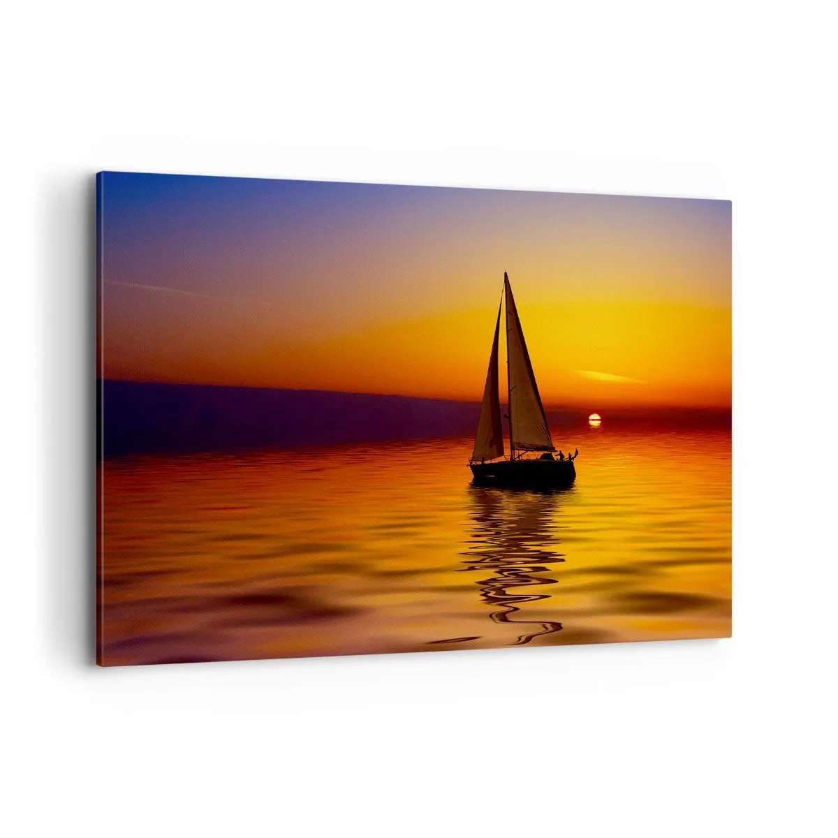 Obraz na plátně - Jak je tu za soumraku ticho… - 120x80 cm