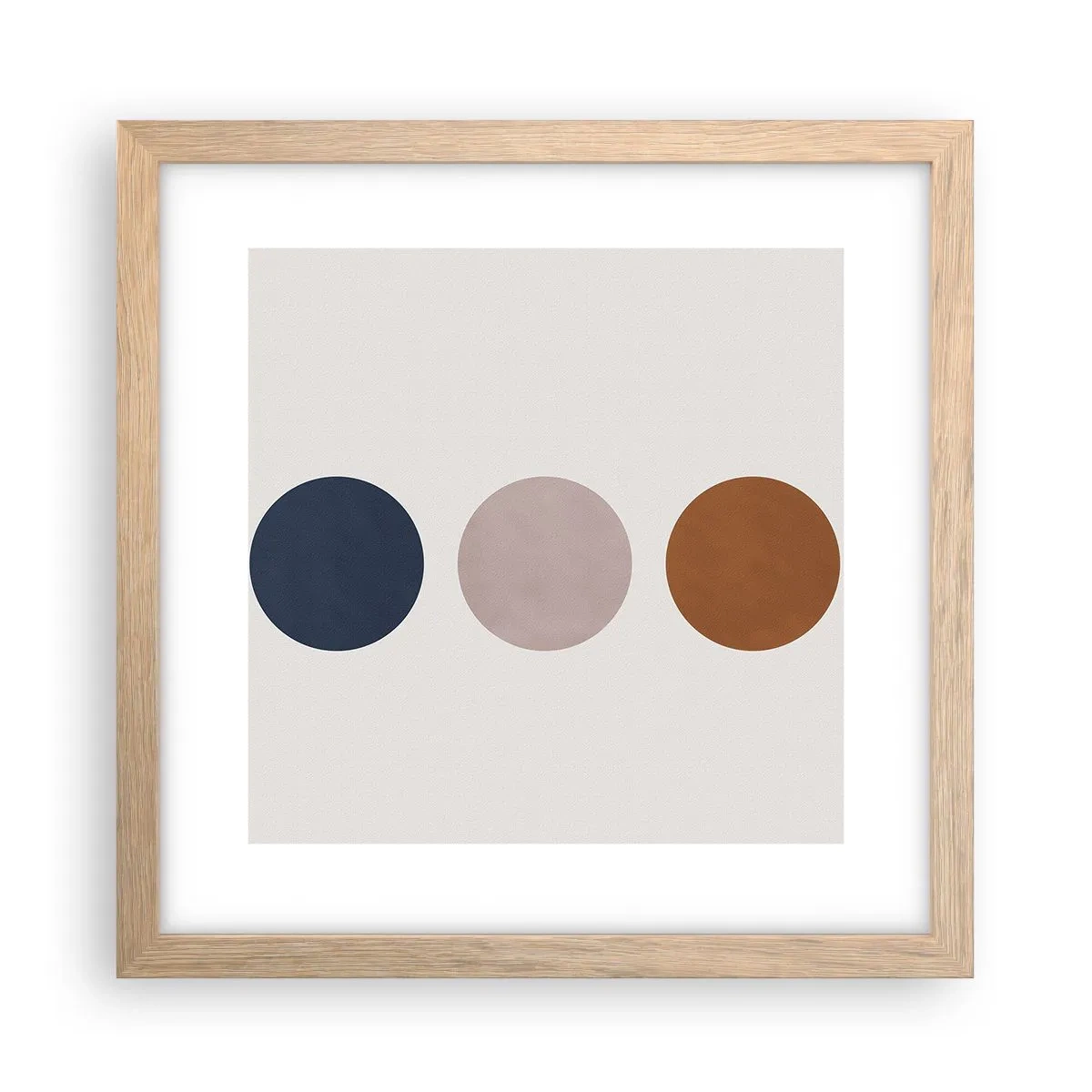 Plakát v rámu světlý dub - Symbol dokonalosti - 30x30 cm
