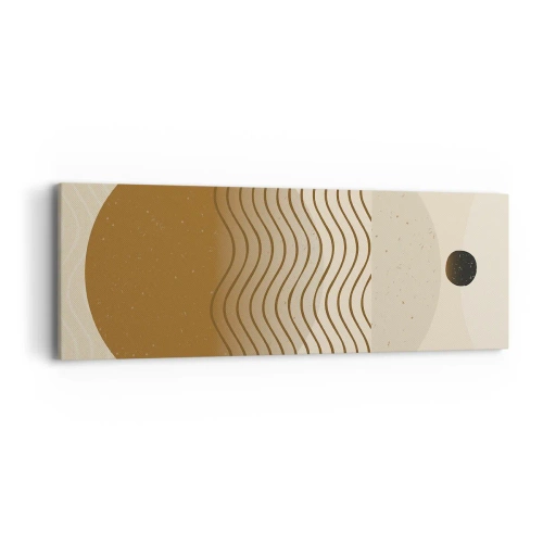 Obraz na plátně - O původu geometrických obrazců - 90x30 cm