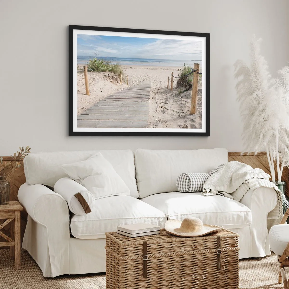 Plakát v černém rámu - Až k horizontu - 91x61 cm