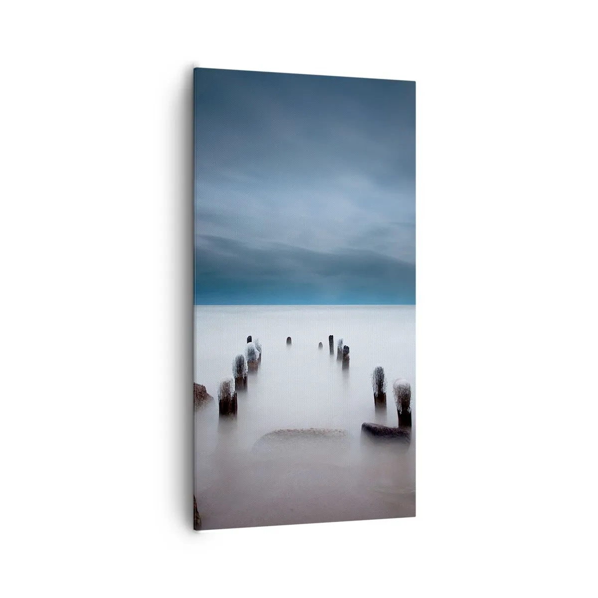 Obraz na plátně - Zamyšlené jezero - 65x120 cm