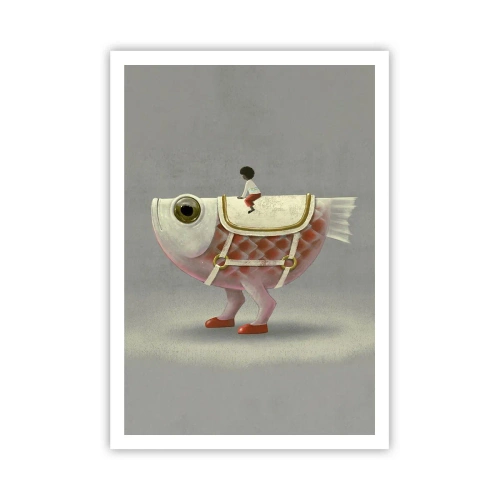 Plakát - Rybí jezdec - 70x100 cm