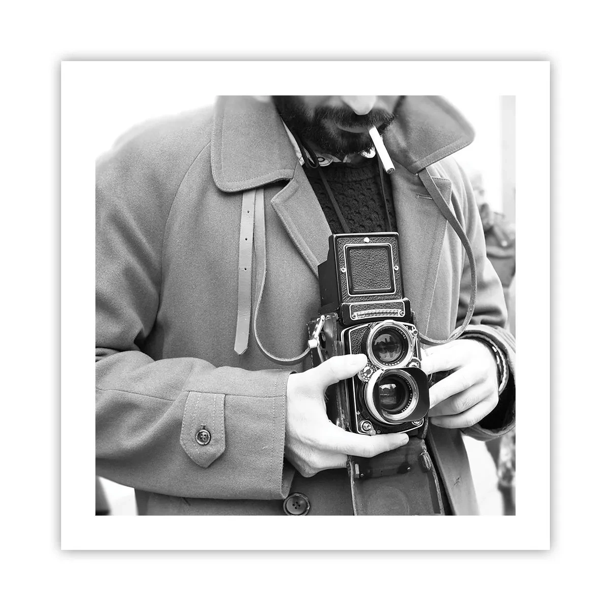 Plakát - V retro stylu - 50x50 cm