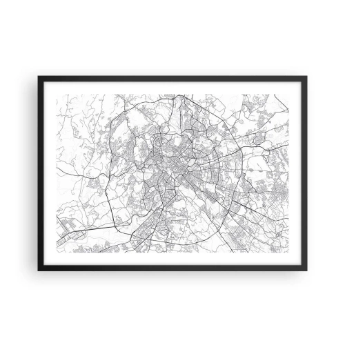 Plakát v černém rámu - Římský kruh - 70x50 cm