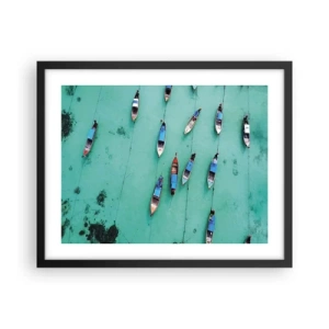 Plakát v černém rámu - V radostném očekávání - 50x40 cm