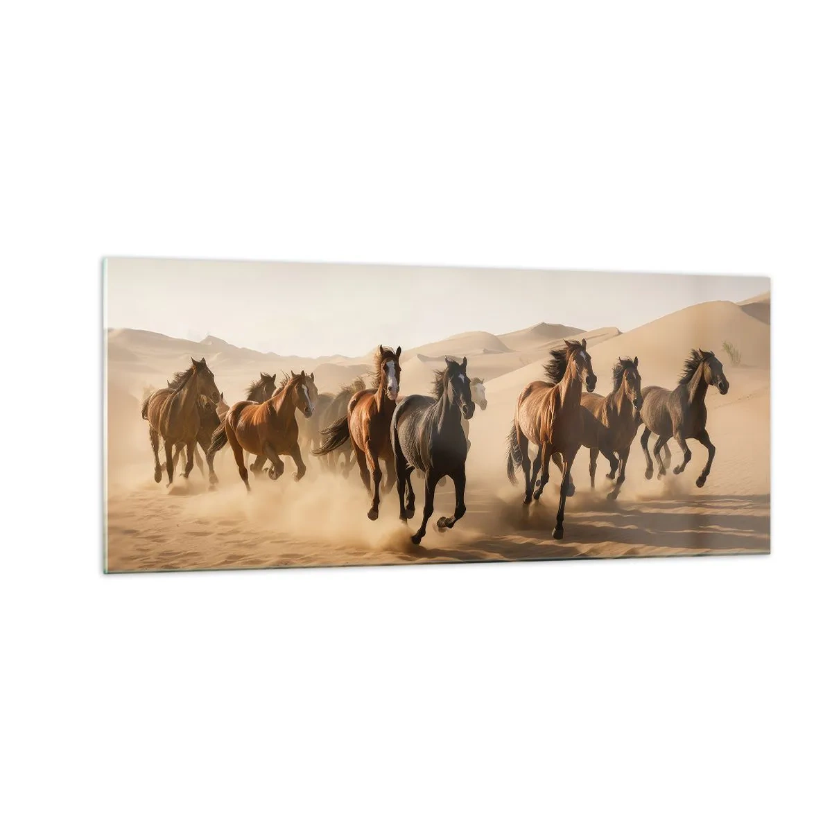 Obraz na skle - Volné jako vítr - 100x40 cm