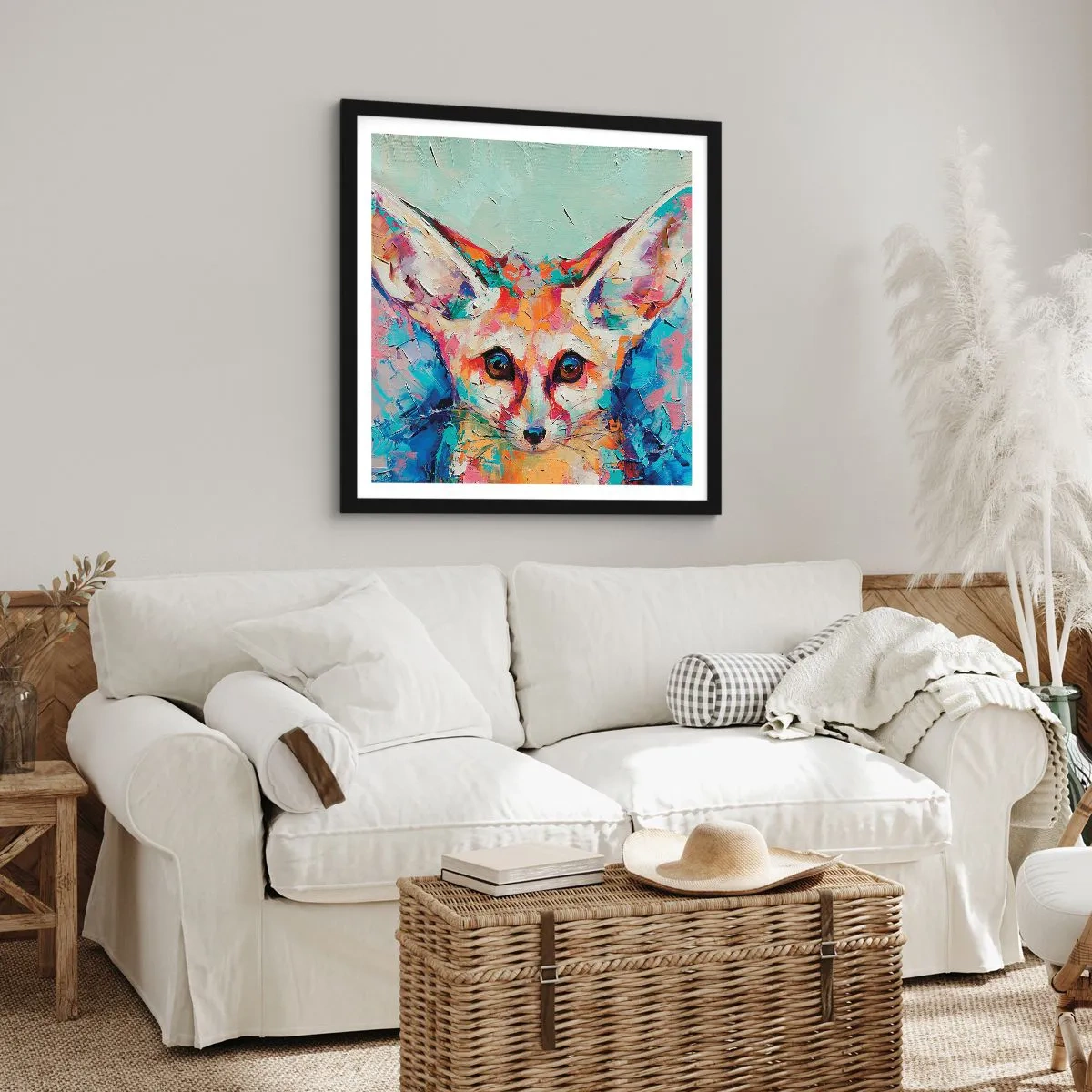 Plakát v černém rámu - Jste na mě připraveni? - 40x40 cm