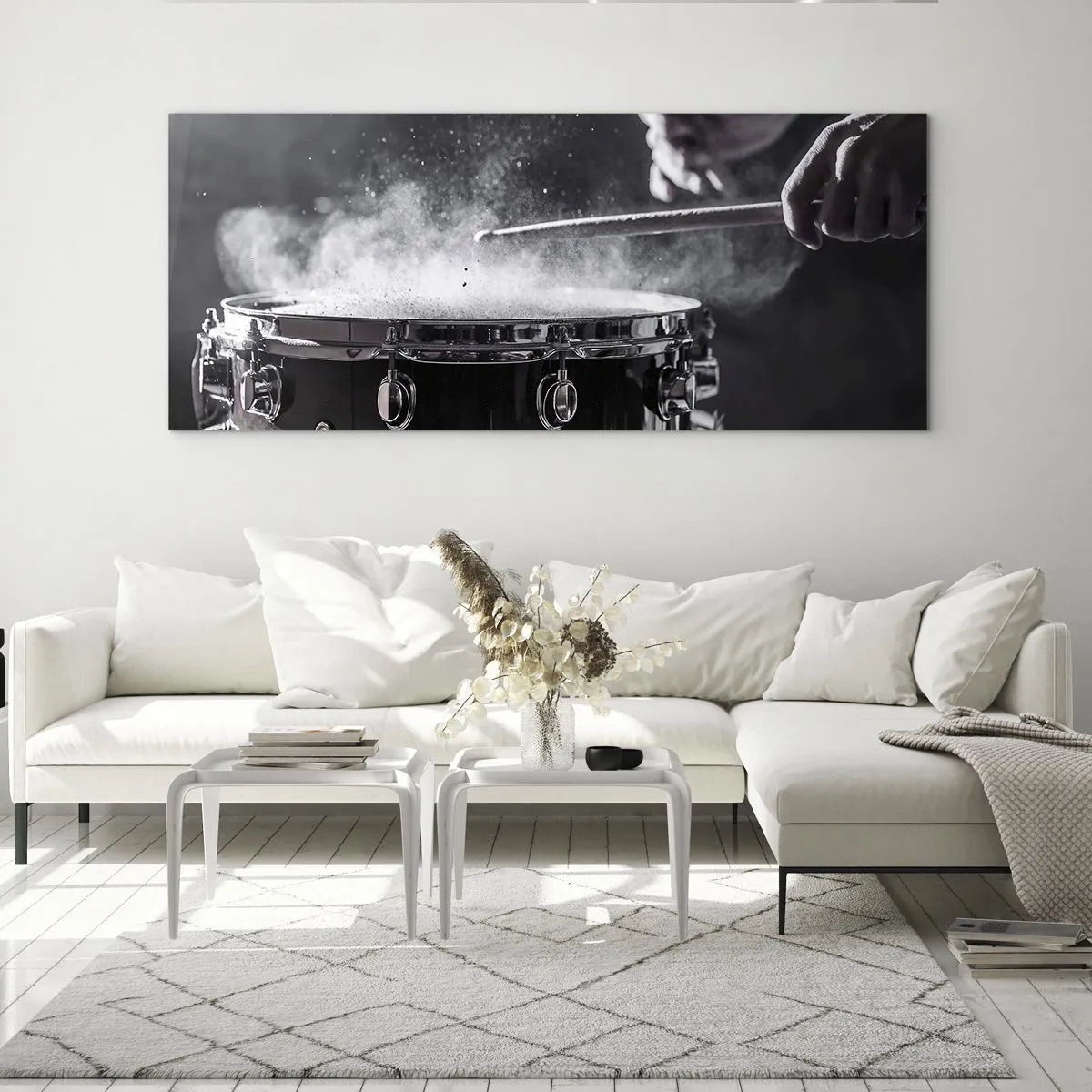 Obraz na skle - Puls hudby - 140x50 cm