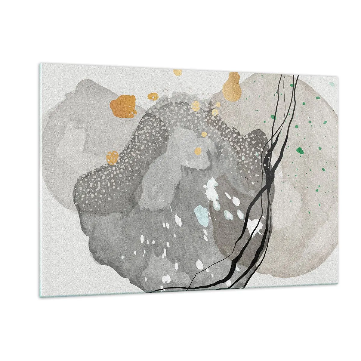 Obraz na skle - Organická kompozice - 120x80 cm