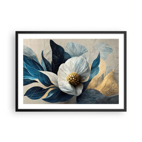 Plakát v černém rámu - Zlaté srdce - 70x50 cm
