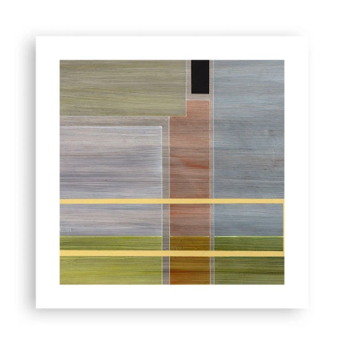 Plakát - Jednoduše a v klidu - 40x40 cm