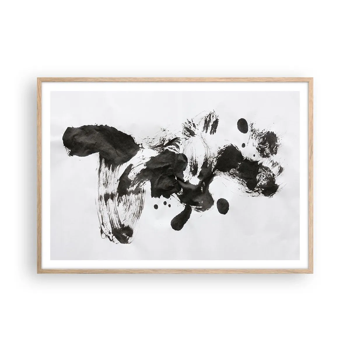 Plakát v rámu světlý dub - Metoda v šílenství? - 100x70 cm