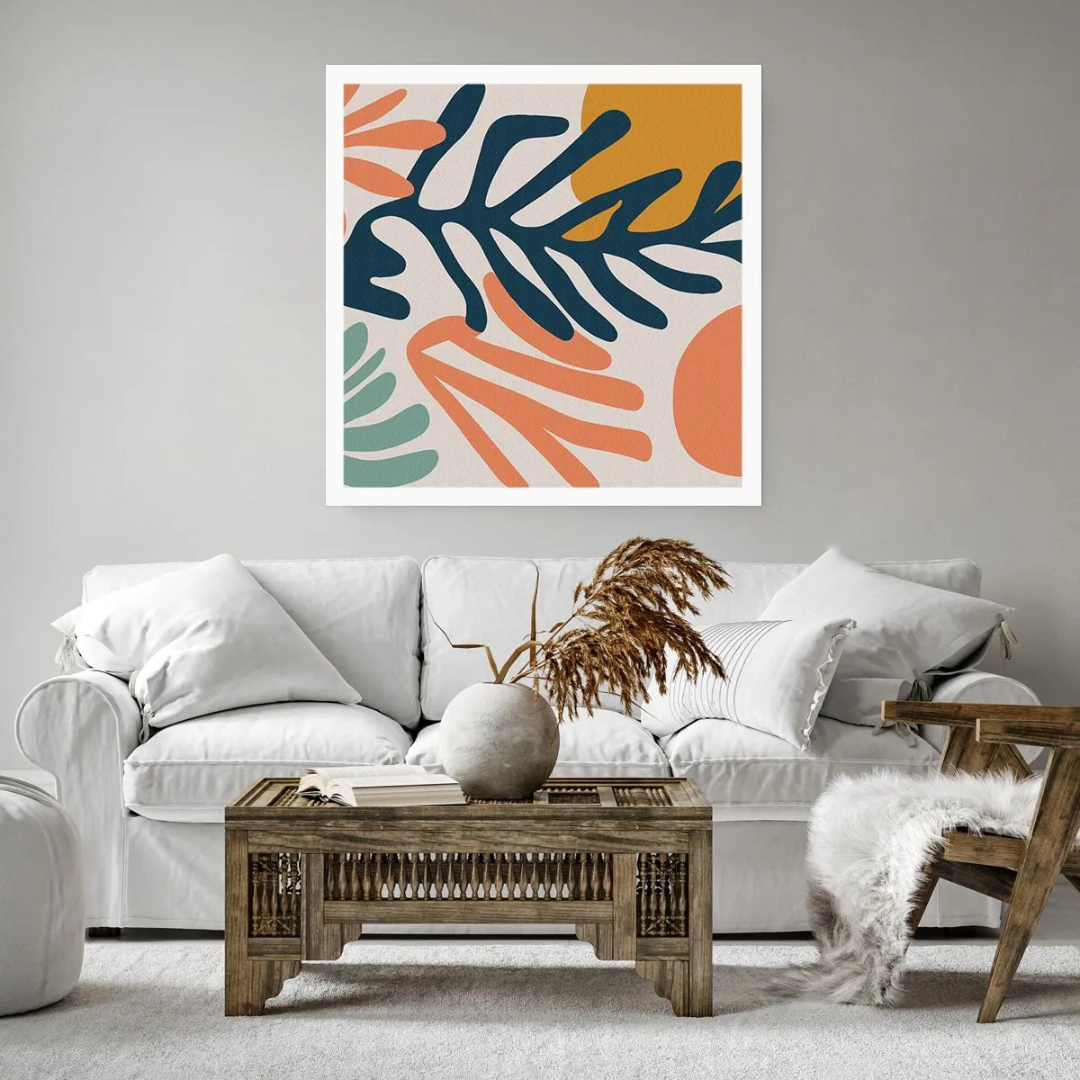 Plakát - Korálová moře - 60x60 cm