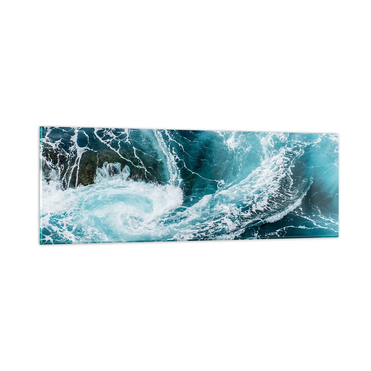 Obraz na skle - Brána do nitra Země - 90x30 cm