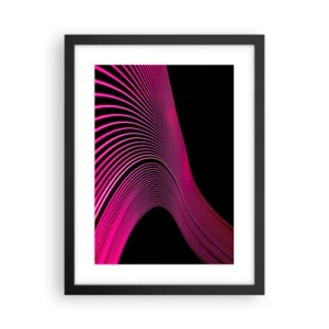 Plakát v černém rámu - Alej světla - 30x40 cm