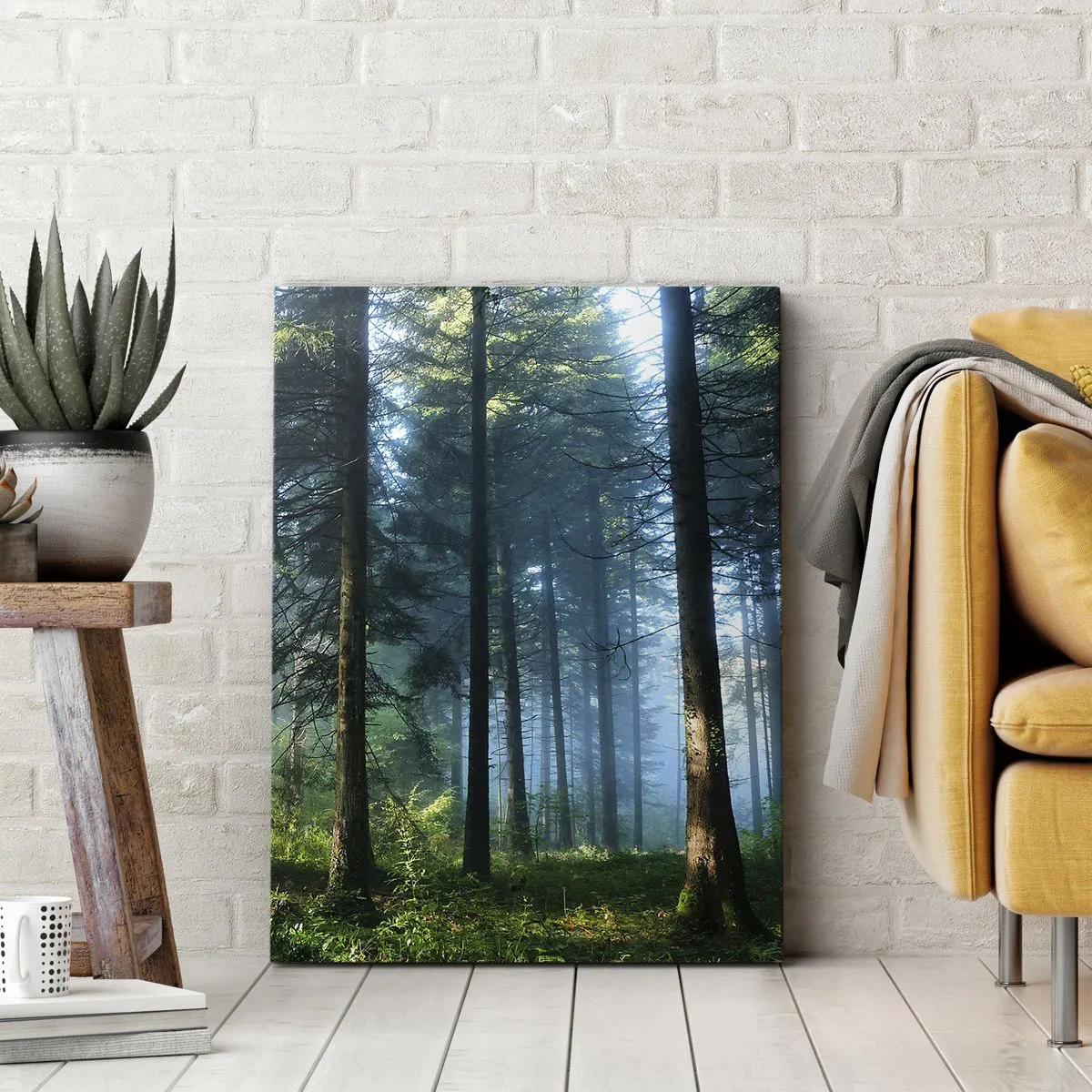 Obraz na plátně - Zářící za úsvitu - 45x80 cm