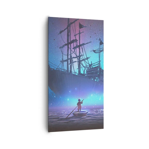 Obraz na plátně - Setkání s mýtem moře - 65x120 cm