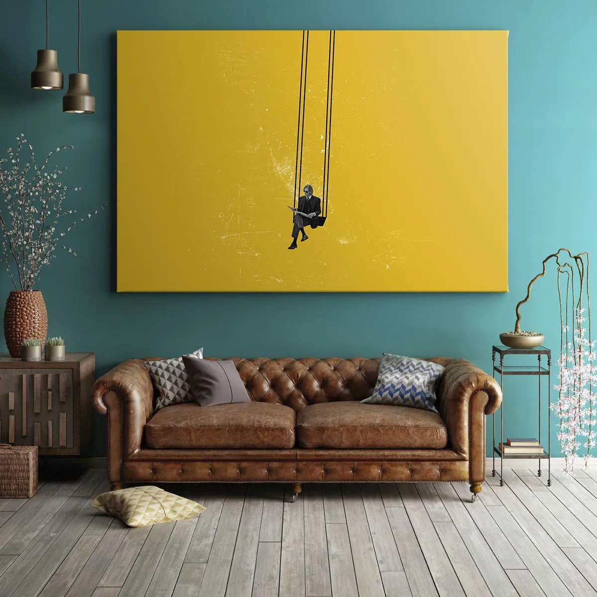 Obraz na plátně - Den jako každý jiný - 70x50 cm