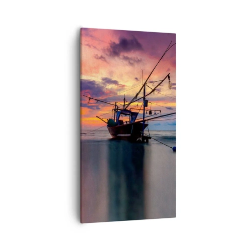 Obraz na plátně - Exotický večer - 55x100 cm