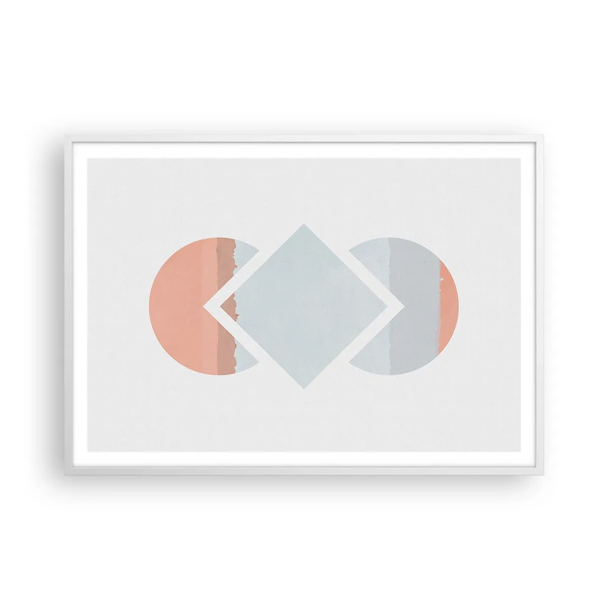 Plakát v bílém rámu - Situace je jasná - 100x70 cm