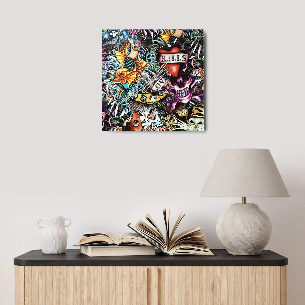 Nástěnné hodiny - Sen tatéra - 30x30 cm