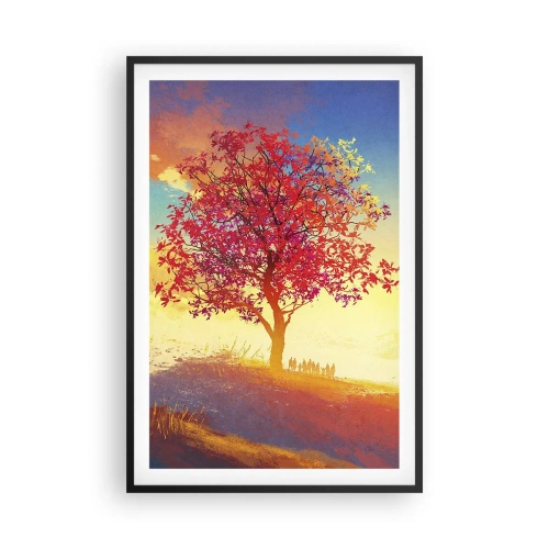 Plakát v černém rámu - Poutník u cíle - 61x91 cm