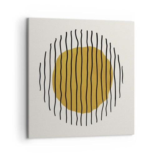 Obraz na plátně - Abstrakce chvějící se žárem - 60x60 cm
