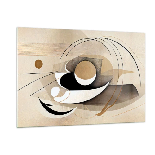 Obraz na skle - Kompozice: podstata věcí - 120x80 cm