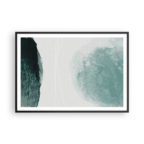 Plakát v černém rámu - Setkání s mlhou - 100x70 cm
