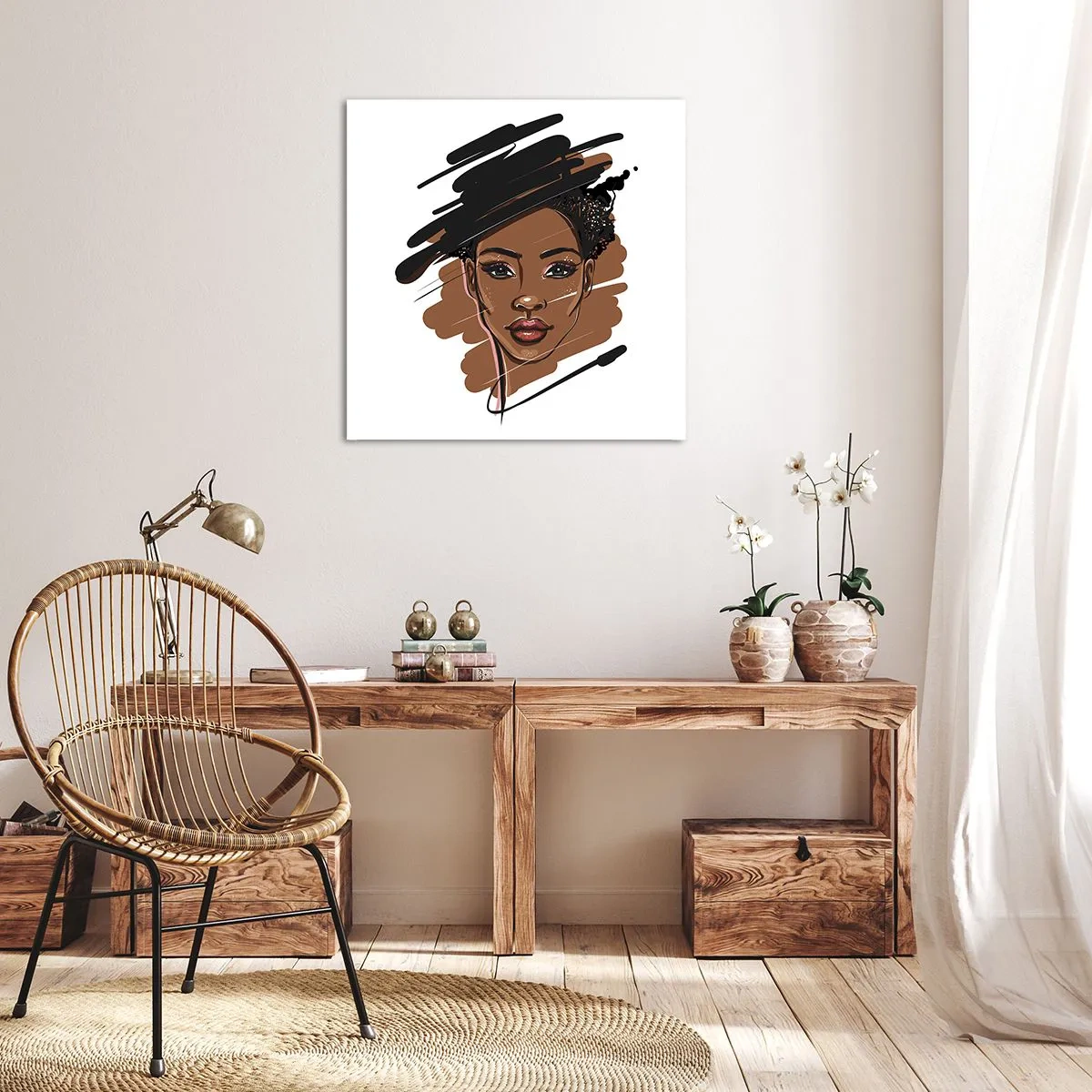 Obraz na plátně - Sladká jako čokoláda - 40x40 cm